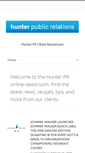 Mobile Screenshot of clientnewsfeed.hunterpr.com